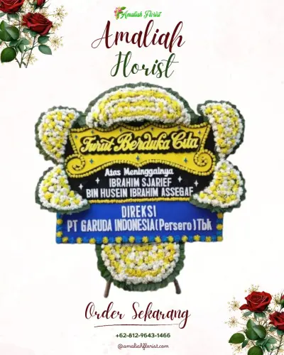 Papan Bunga Duka di Wijaya Pura