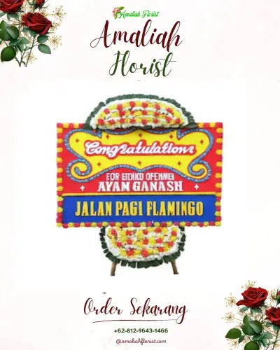 Bunga Papan Congratulation di Wijaya Pura